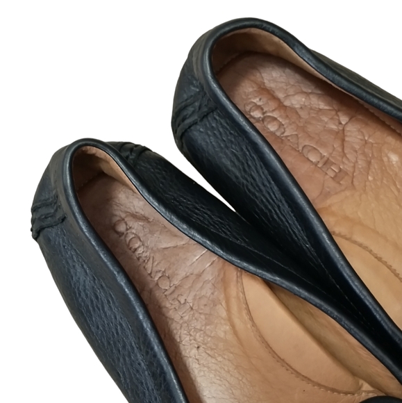 Coach Black Leather Women's Shoes - Picture 6 of 13